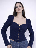 Long Sleeve Fitted Top for Women