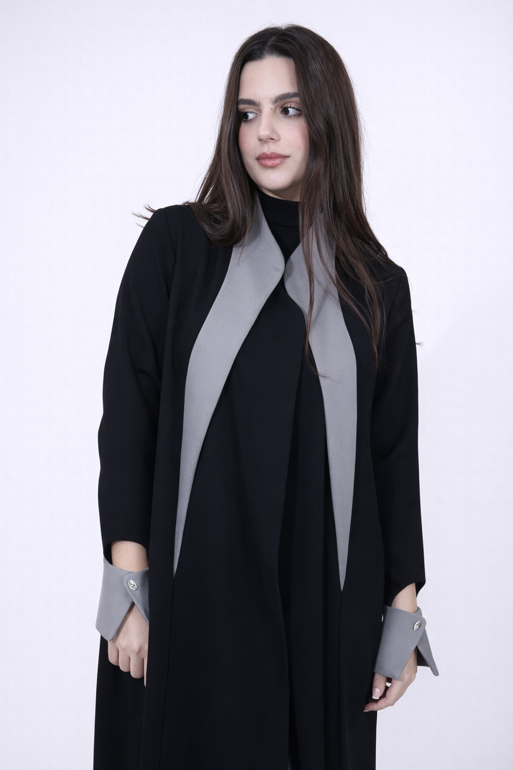 Luxury Modern Black Elegant Abaya for Women