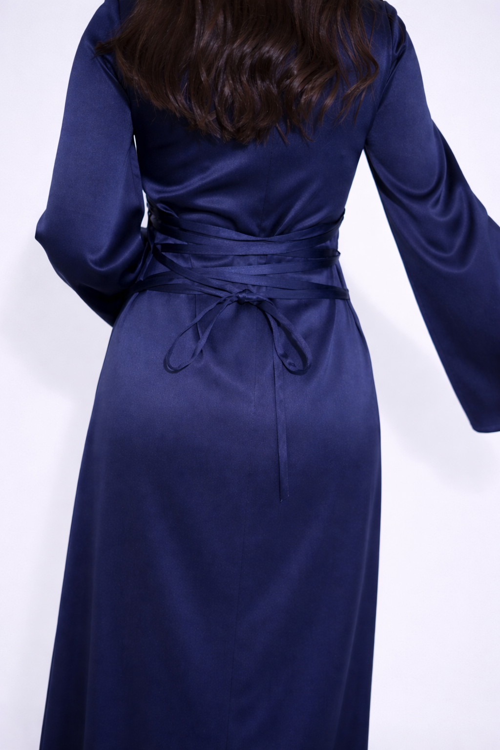 Luxury Satin Silk Long Evening Dress